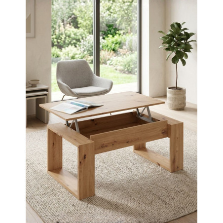 Mesa Elevable de Centro para Hogar Rosven - Montiel