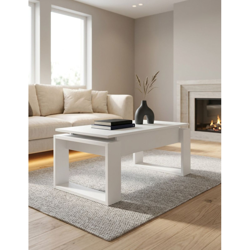 Mesa Elevable de Centro para Hogar Rosven - Montiel