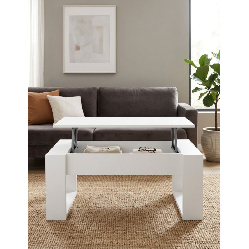 Mesa Elevable de Centro para Hogar Rosven - Montiel