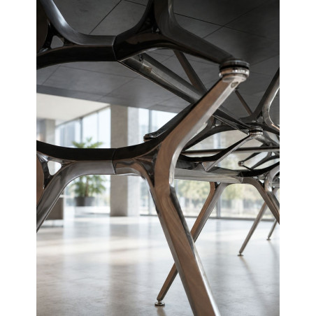Mesa Reunión de Cristal 480x121 cm. Arkitek de Actiu - Montiel