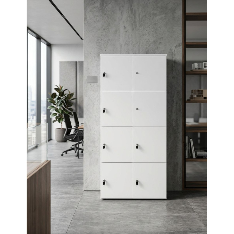 Taquilla Blanca 8 Puertas Steelcase - Montiel