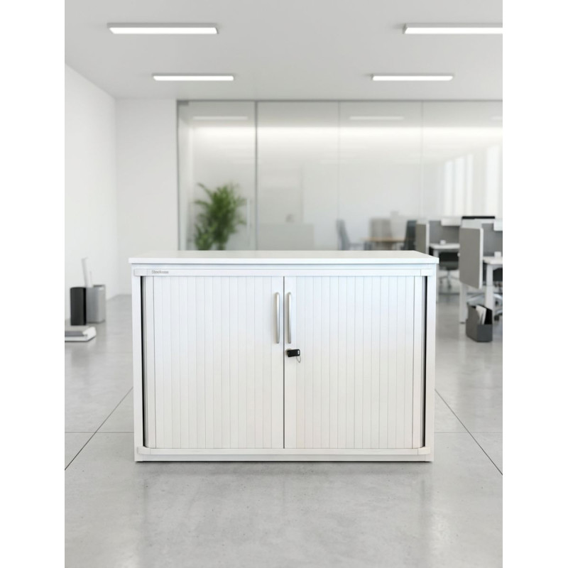 Armario Oficina Bajo Blanco 72x100 cm. de Steelcase - Montiel