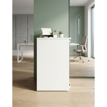 Armario Oficina Bajo Blanco 72x100 cm. de Steelcase - Montiel