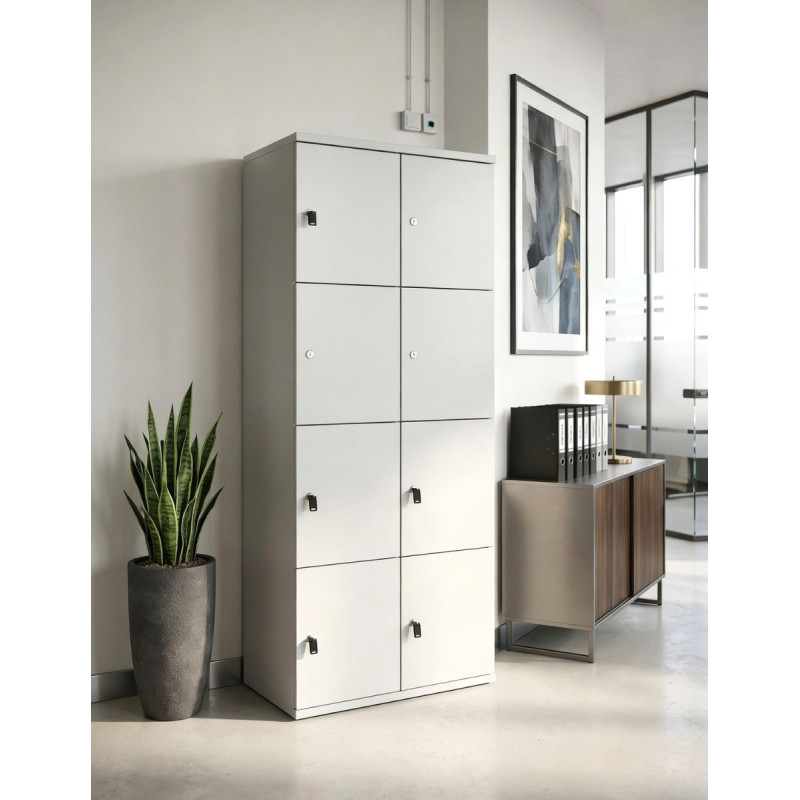 Taquilla Blanca 8 Puertas Steelcase - Montiel