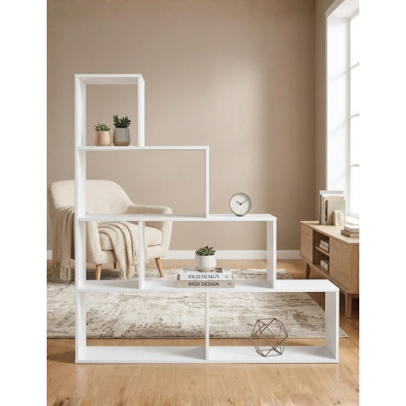 Estantería Escalonada Madera 145x145 cm. Liora - Montiel
