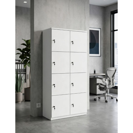 Taquilla Blanca 8 Puertas Steelcase - Montiel