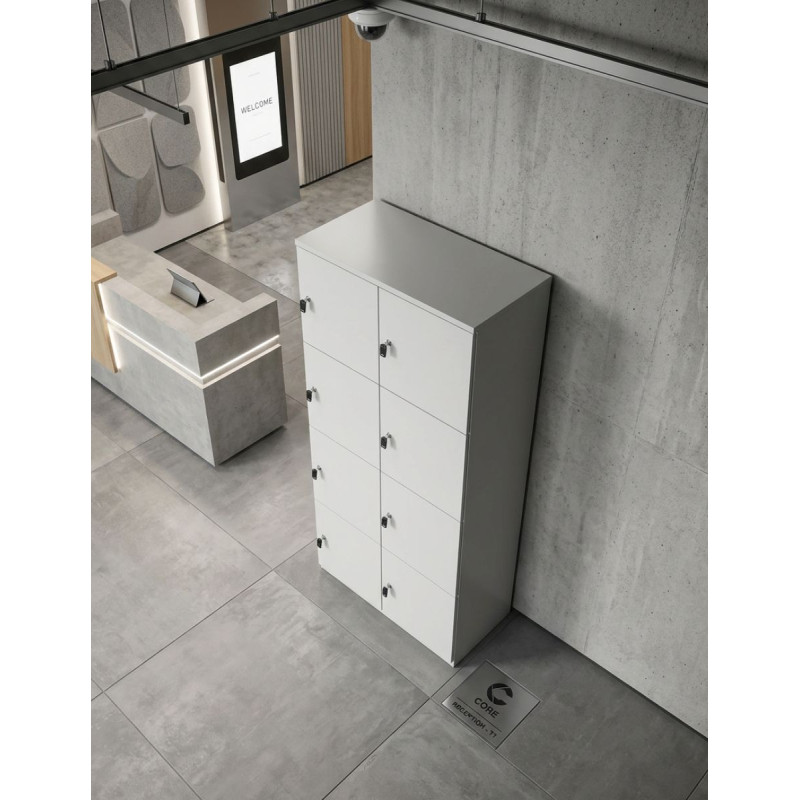 Taquilla Blanca 8 Puertas Steelcase - Montiel