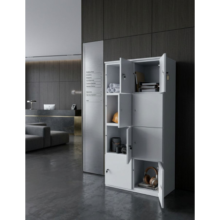 Taquilla Blanca 8 Puertas Steelcase - Montiel