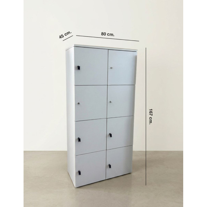 Taquilla Blanca 8 Puertas Steelcase - Montiel