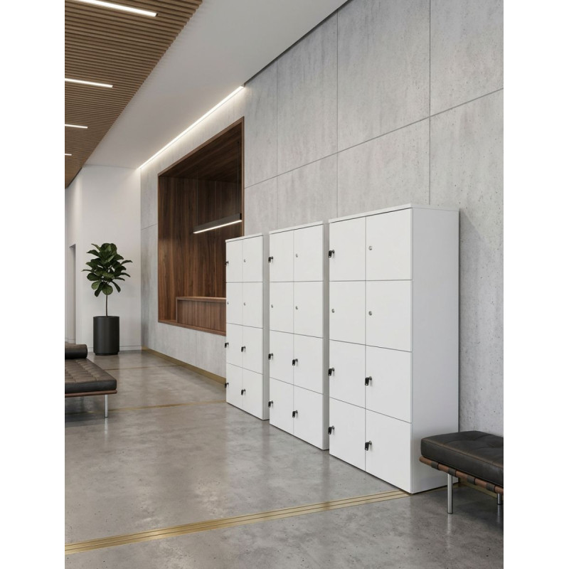Taquilla Blanca 8 Puertas Steelcase - Montiel