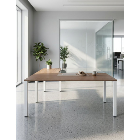 Escritorio de Madera en L 180x176 cm. de Actiu - Montiel