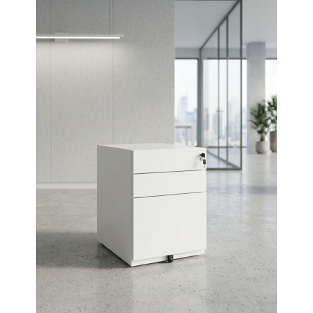 Cajonera Blanca 2 Cajones y Archivo de Herman Miller - Montiel