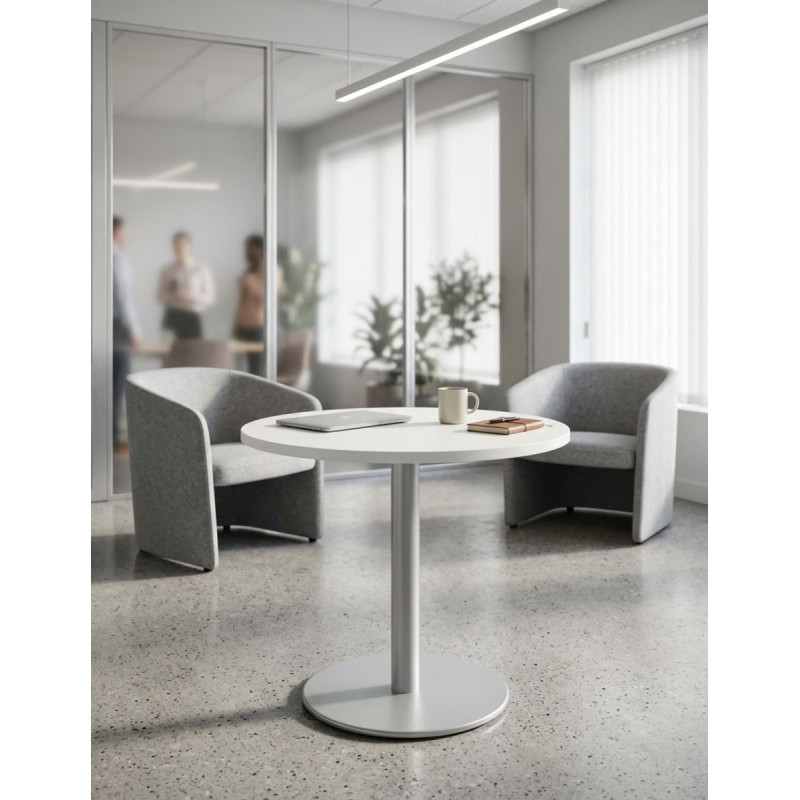 Mesa Oficina de Reuniones Ø80 cm. de Steelcase - Montiel