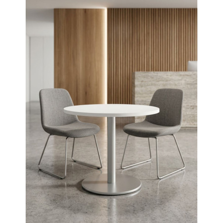 Mesa Oficina de Reuniones Ø80 cm. de Steelcase - Montiel