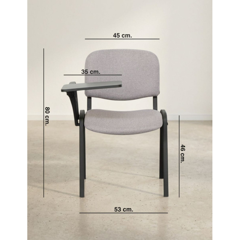 ▷ Silla Con Pala LEO1 Tapizada de Kunna - Oficinas Montiel