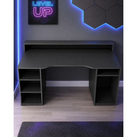 Mesa Escritorio Gaming 136x67 cm. Clan Gamer - Montiel