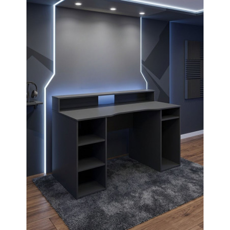 Mesa Escritorio Gaming 136x67 cm. Clan Gamer - Montiel