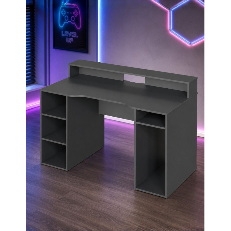 Mesa Escritorio Gaming 136x67 cm. Clan Gamer - Montiel