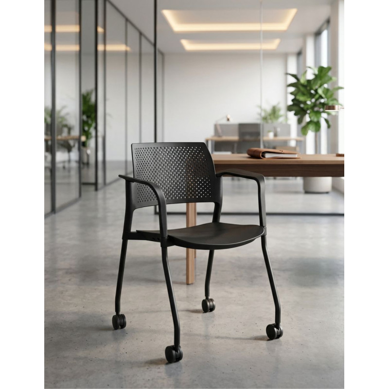 Silla de Recepción con Ruedas Kyos de Cerantola - Montiel