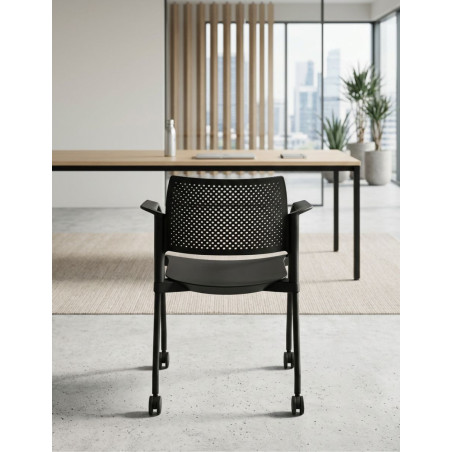 Silla de Recepción con Ruedas Kyos de Cerantola - Montiel