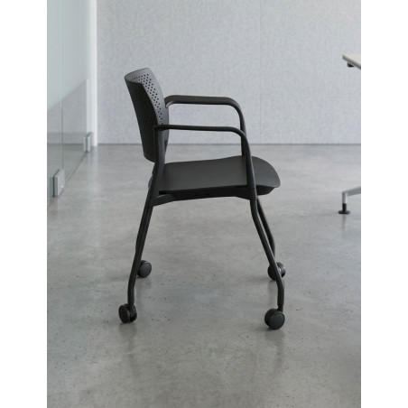 Silla de Recepción con Ruedas Kyos de Cerantola - Montiel