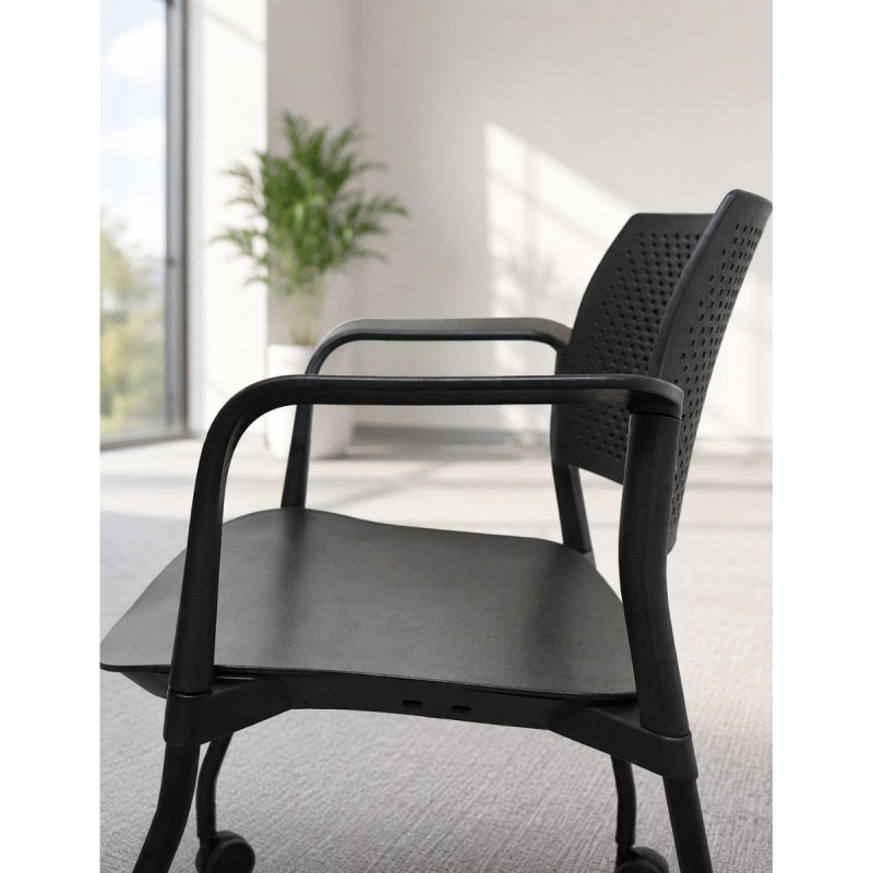 Silla de Recepción con Ruedas Kyos de Cerantola - Montiel