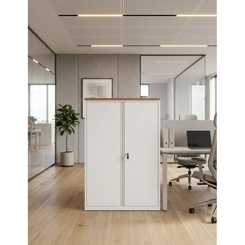 Armario Oficina Blanco 126x80 cm. de Herman Miller - Montiel