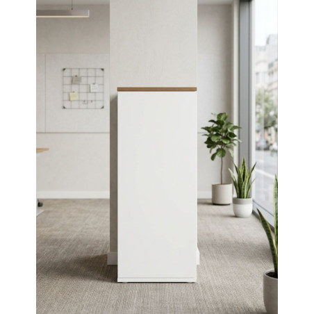 Armario Oficina Blanco 126x80 cm. de Herman Miller - Montiel