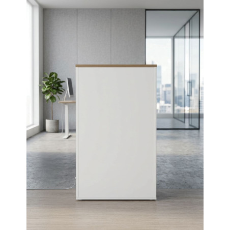 Armario Oficina Blanco 126x80 cm. de Herman Miller - Montiel