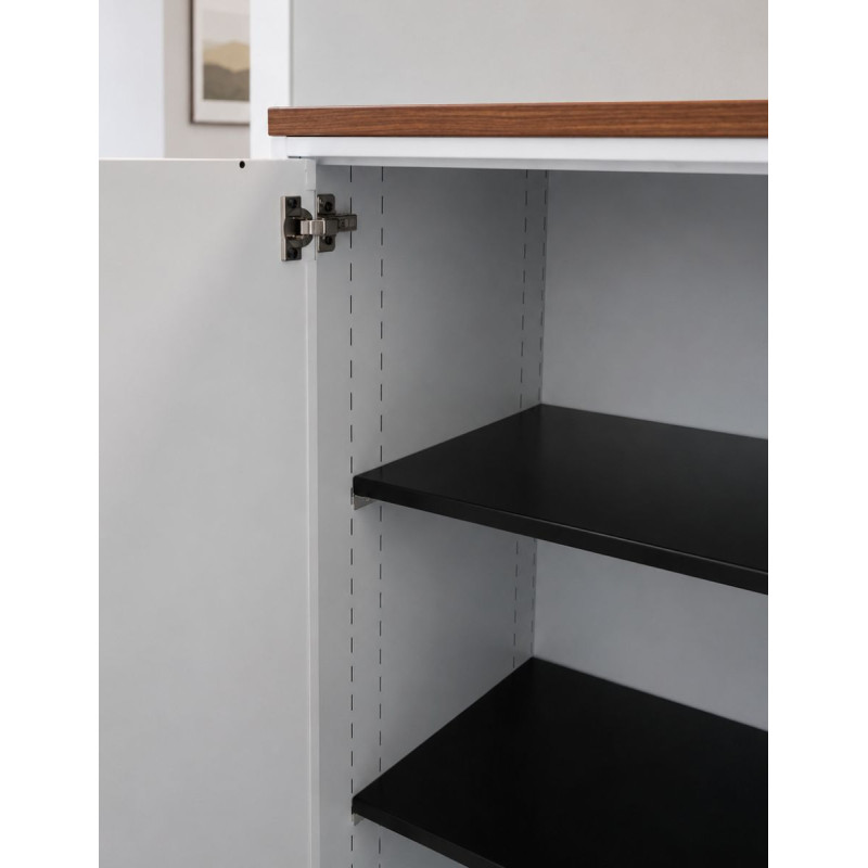 Armario Oficina Blanco 126x80 cm. de Herman Miller - Montiel
