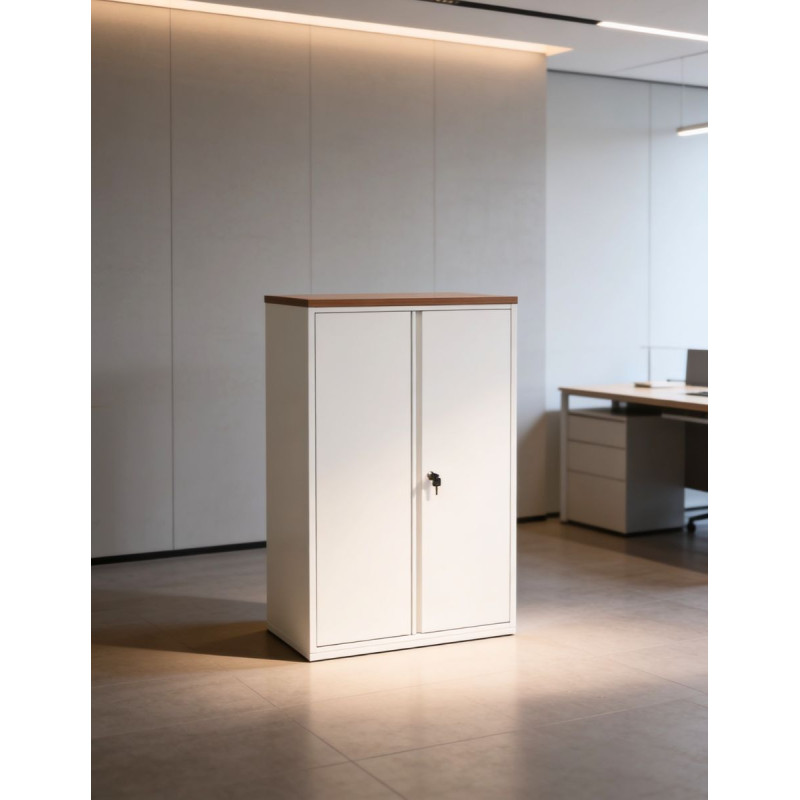 Armario Oficina Blanco 126x80 cm. de Herman Miller - Montiel