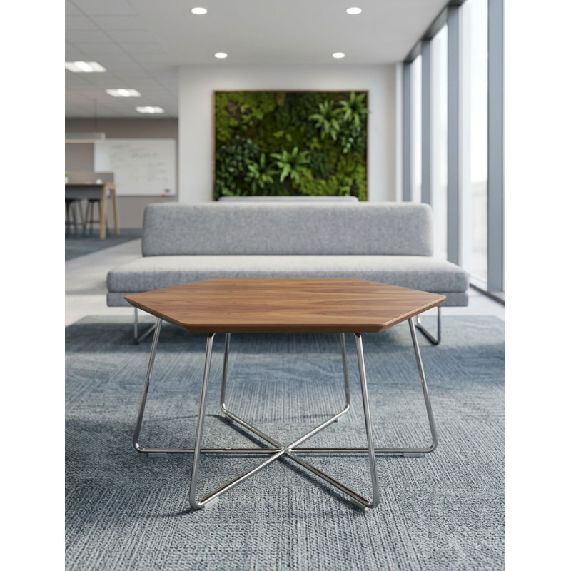 Mesa de Centro Baja Nogal de Herman Miller - Montiel
