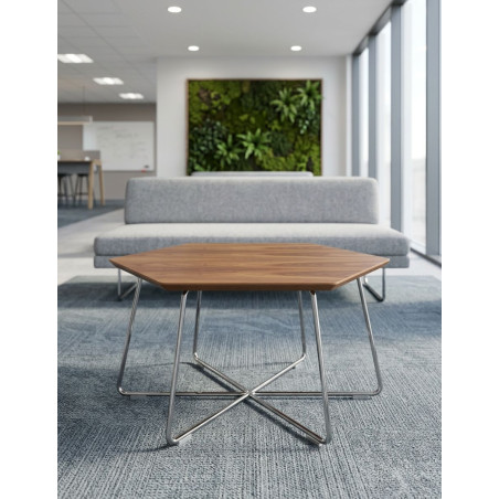 Mesa de Centro Baja Nogal de Herman Miller - Montiel