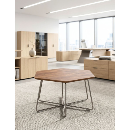 Mesa de Centro Baja Nogal de Herman Miller - Montiel