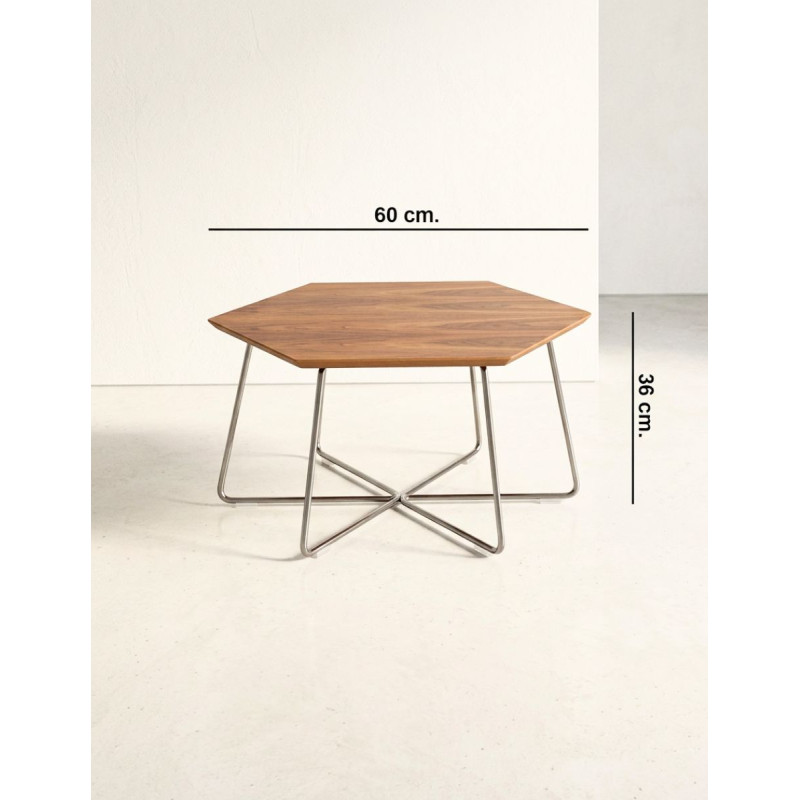Mesa de Centro Baja Nogal de Herman Miller - Montiel