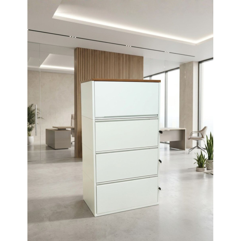 Archivador Oficina Blanco 144x80 cm. de Herman Miller - Montiel