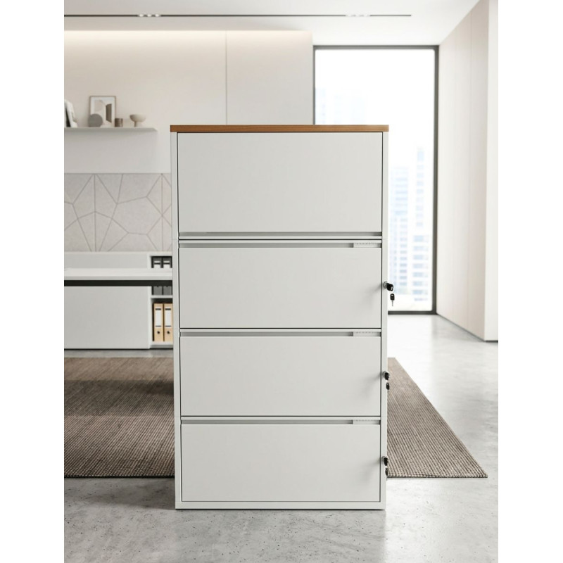 Archivador Oficina Blanco 144x80 cm. de Herman Miller - Montiel