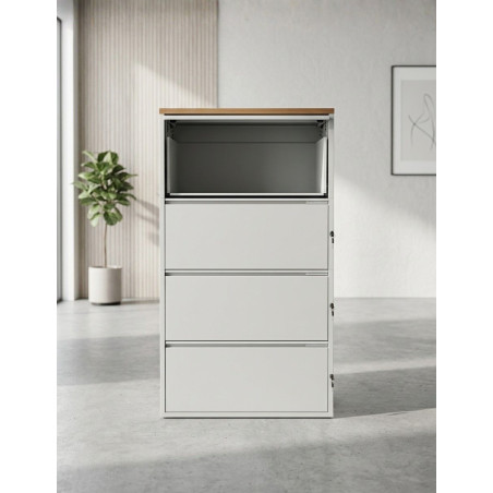 Archivador Oficina Blanco 144x80 cm. de Herman Miller - Montiel