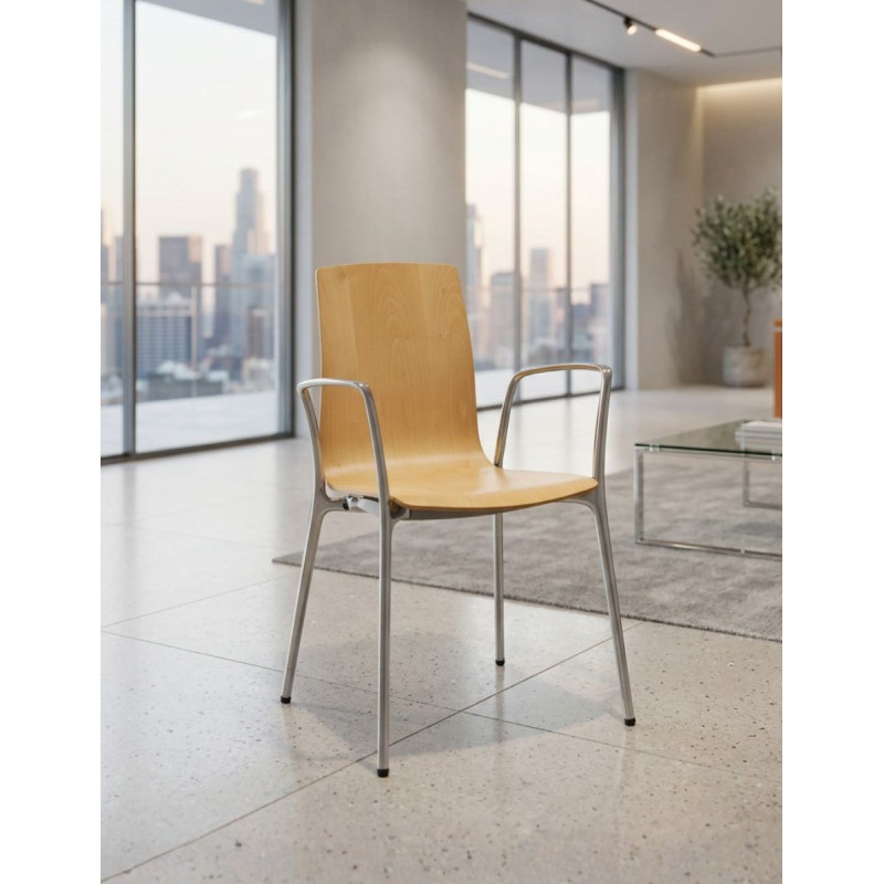 Silla Recepciones de Madera Gorka de Akaba - Montiel