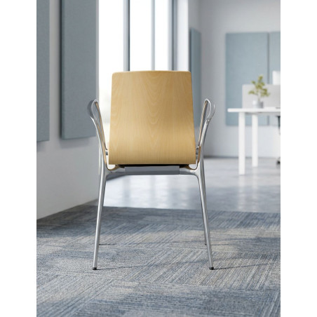 Silla Recepciones de Madera Gorka de Akaba - Montiel