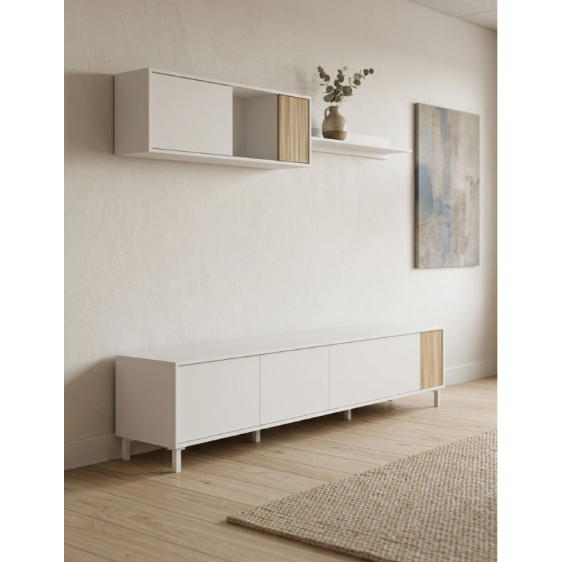 Pack Salón  Aparador TV+Estante+Modulo Maisonor - Montiel