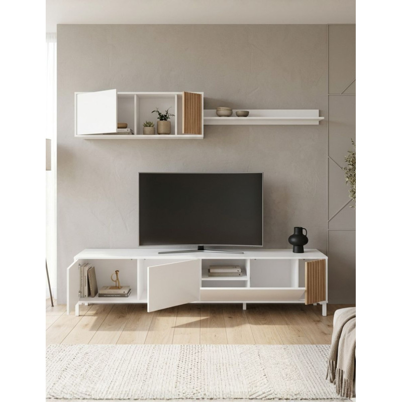 Pack Salón  Aparador TV+Estante+Modulo Maisonor - Montiel