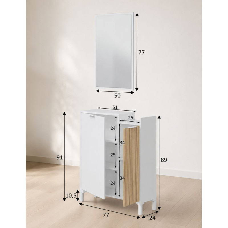 Pack Muebles Recibidor Hogar Maisonor - Montiel