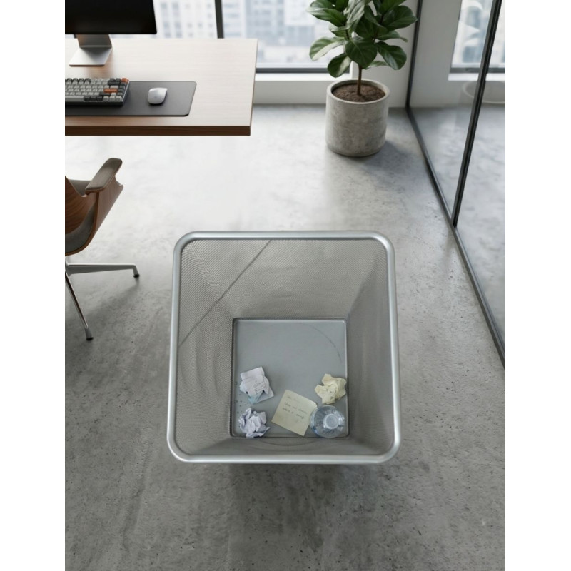 Basura Metálica Gris de Ikea - Montiel