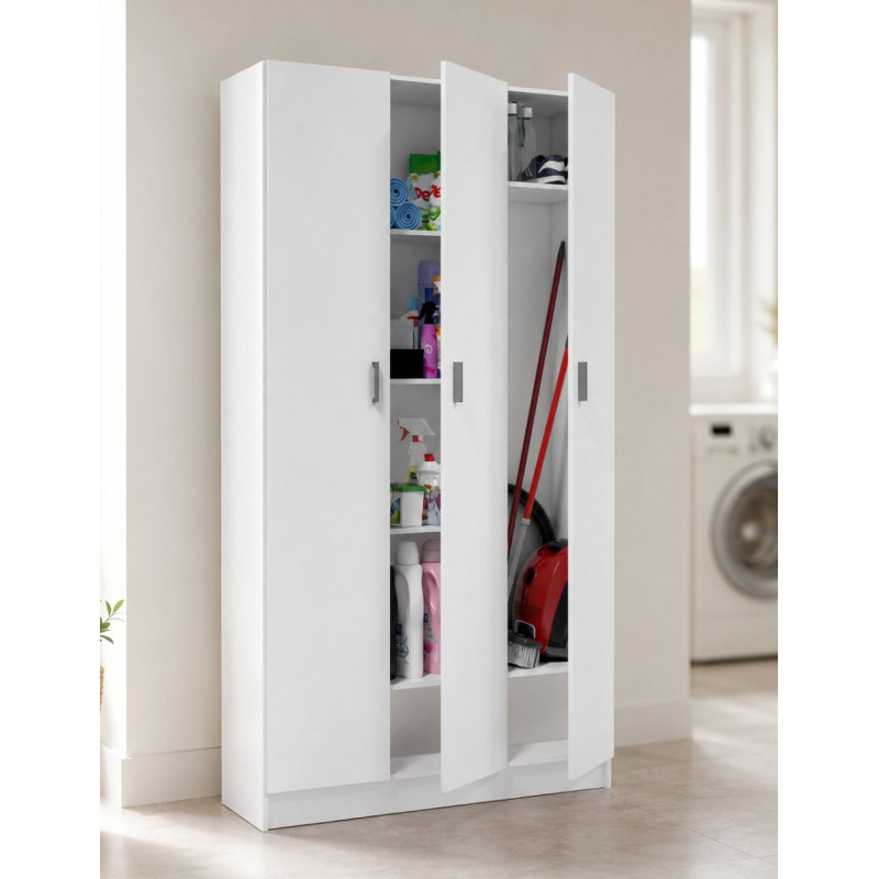 Armario Blanco 180x109x37 cm. Smart Living - Montiel