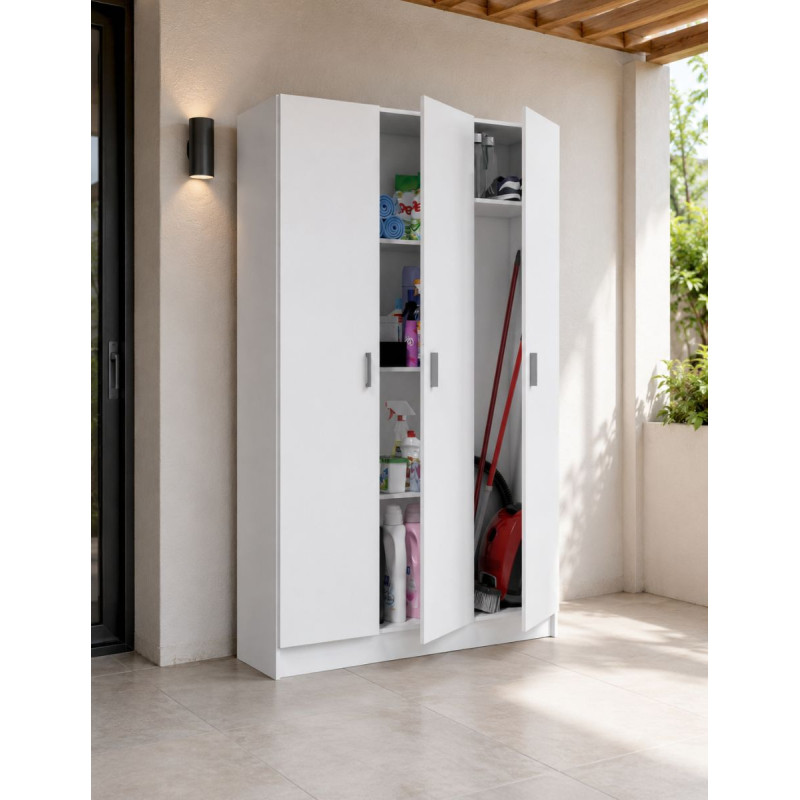 Armario Blanco 180x109x37 cm. Smart Living - Montiel
