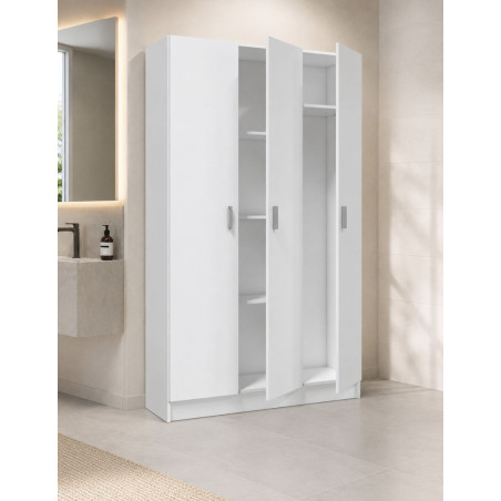 Armario Blanco 180x109x37 cm. Smart Living - Montiel