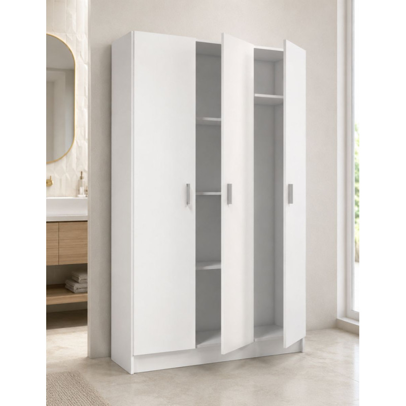Armario Blanco 180x109x37 cm. Smart Living - Montiel