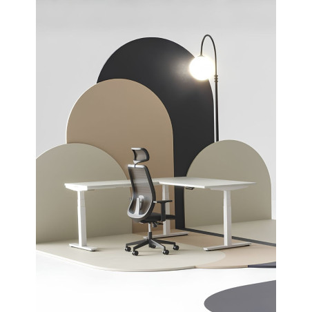 Mesa Elevable Oficina con Ala Vela de Kesta - Montiel