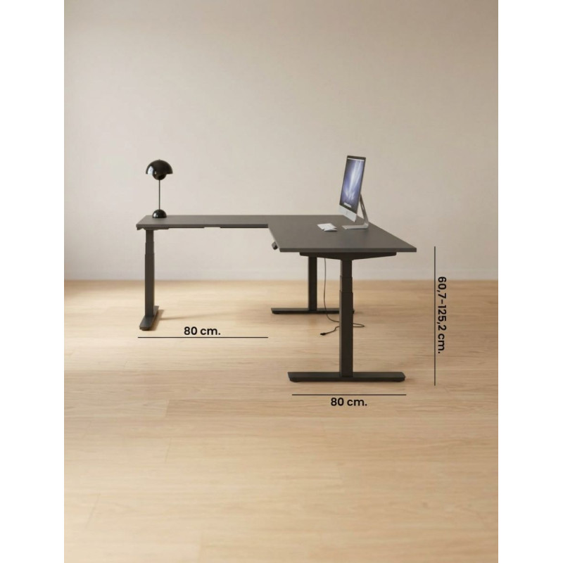 Mesa Elevable Oficina con Ala Vela de Kesta - Montiel